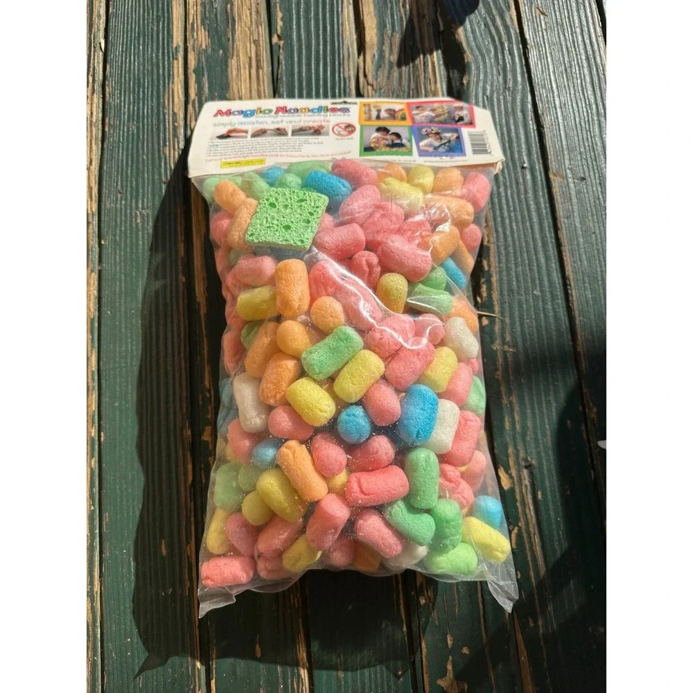 Magic Nuudles Biodegradable Building Blocks Multi Color Eco Friendly Craft‎ Toy